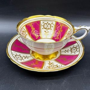 Royal Stafford Tea Cup And Saucer Set Bone China England